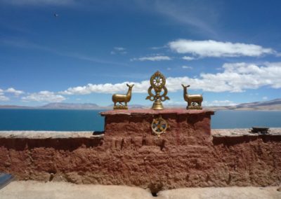 Ausblick von Gompa auf Manasarovarsee