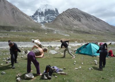 Tibetisches Yoga Lu Jong am Kailash