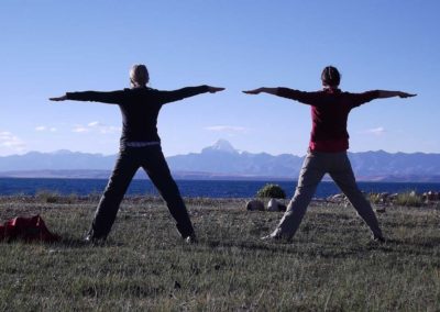 Tibetisches Yoga Lu Jong am Manasarovarsee